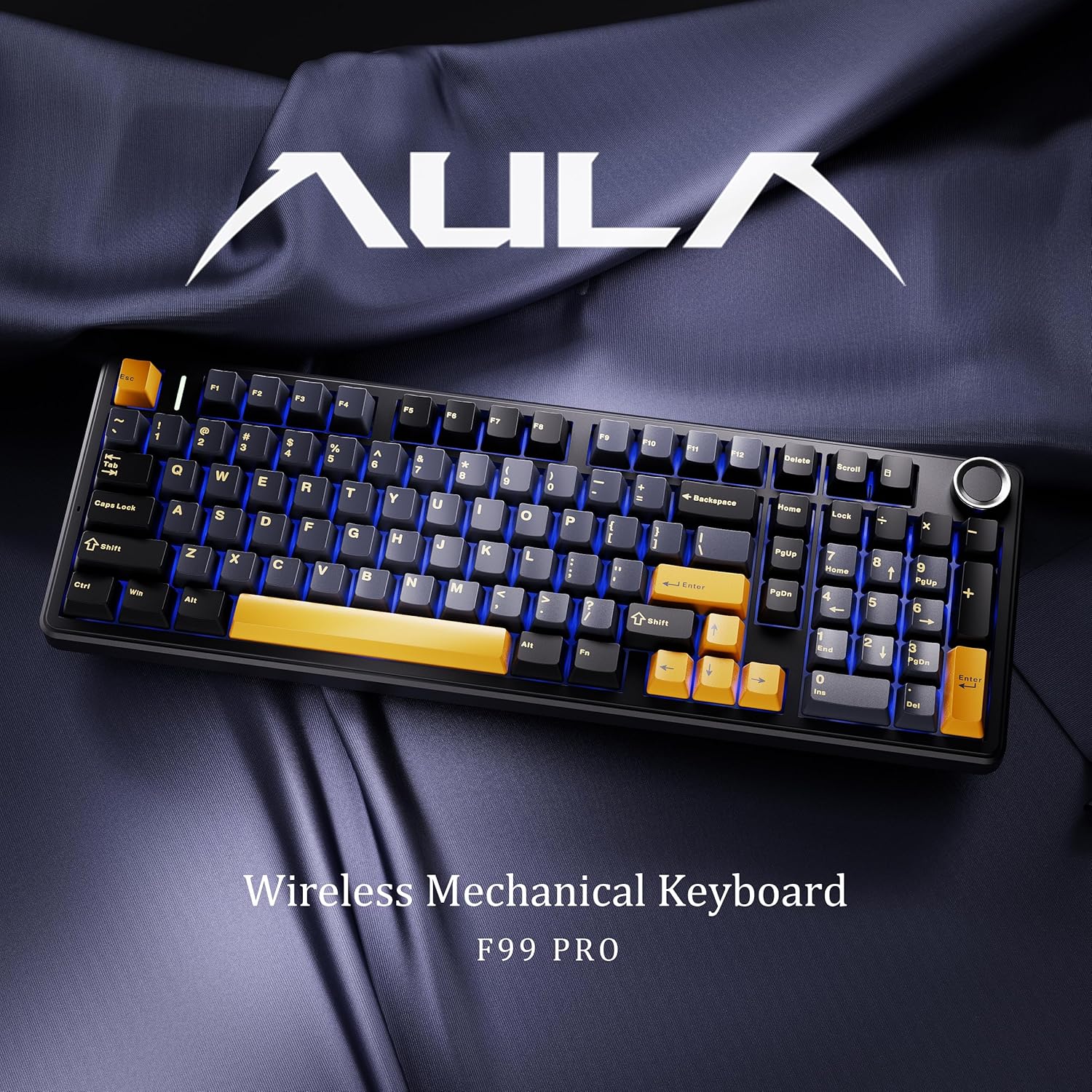 Gaming Keyboard Hot Swappable - Игровая механическая клавиатура AULA F99PRO, 99