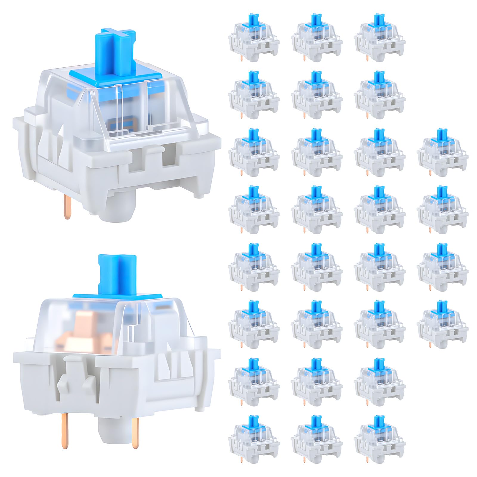Keyboard Gaming Blue Switch - 30 шт. механических переключателей для клавиатуры,