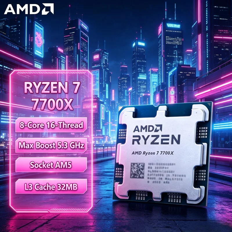 Amd Cpu Ryzen 7 - Процессор AMD Ryzen 7 7700X AM5
