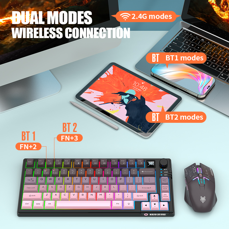 2.4G – беспроводная игровая кл – обзор и цена Gaming Keyboard No Rgb