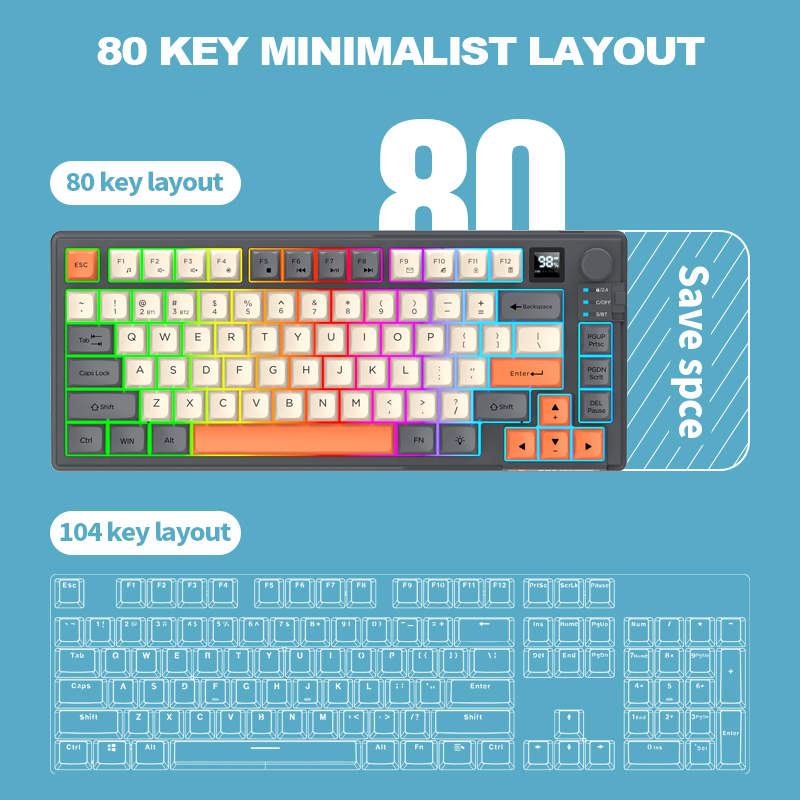 2.4G – беспроводная игровая кл – обзор и цена Gaming Keyboard No Rgb
