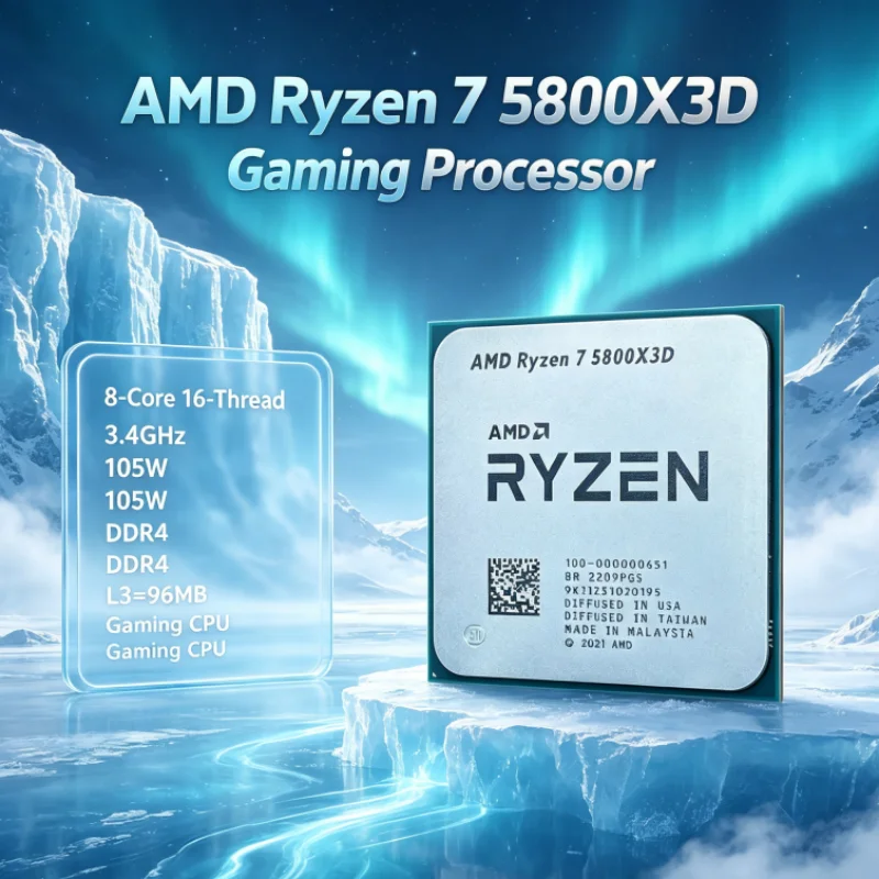 AMD R7 5800X3D 96 МБ 8-ядерный – обзор и цена Amd Cpu Ryzen 7