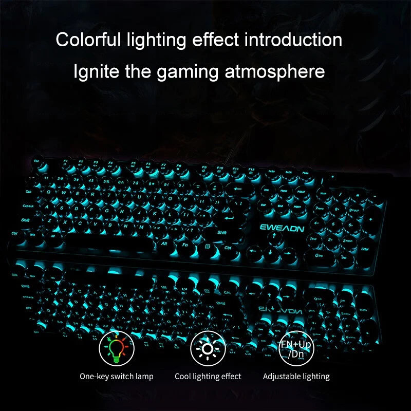 Ретро-панк набор клавиатуры и  – обзор и цена Gaming Keyboard Nearby