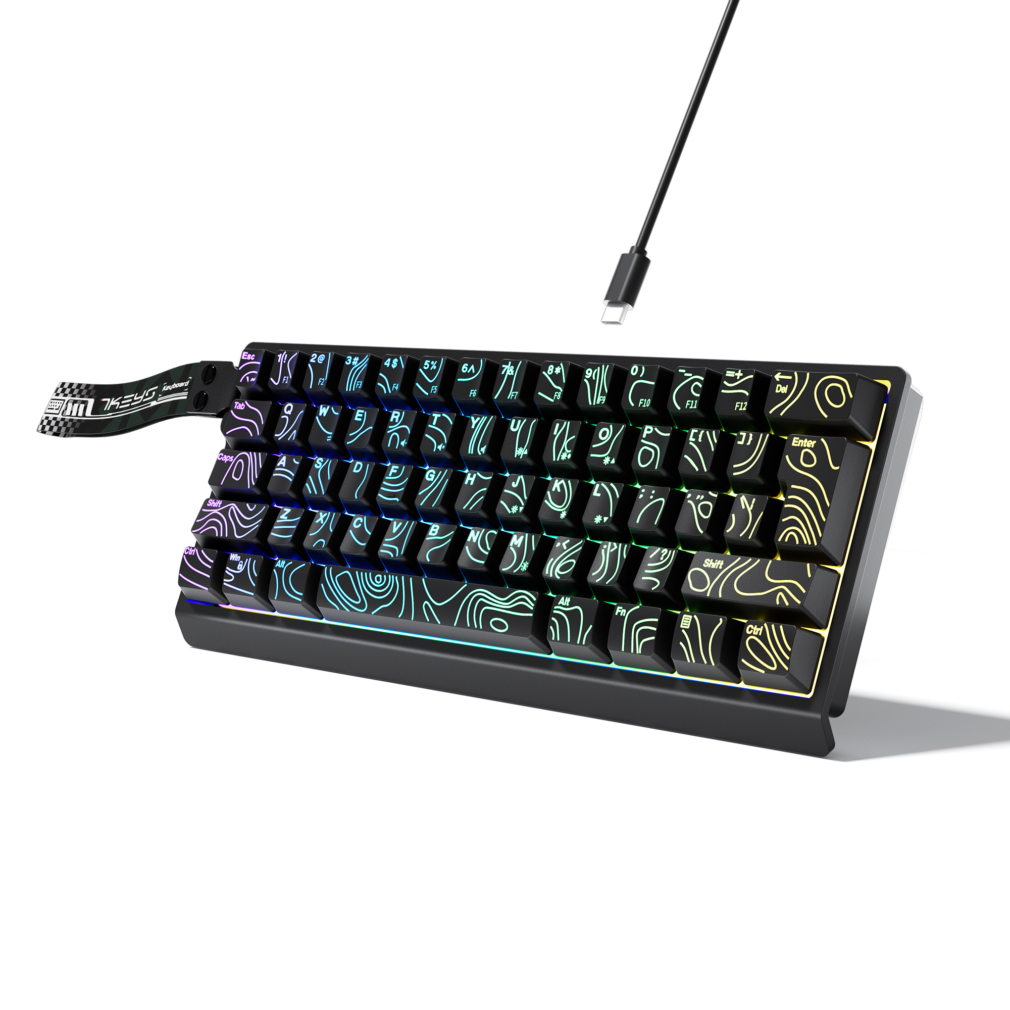 Компактная проводная клавиатур – обзор и цена Keyboard Gaming Blue Switch