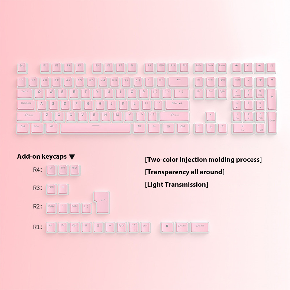 129-клавишные колпачки для кла – обзор и цена Gaming Keyboard No Rgb
