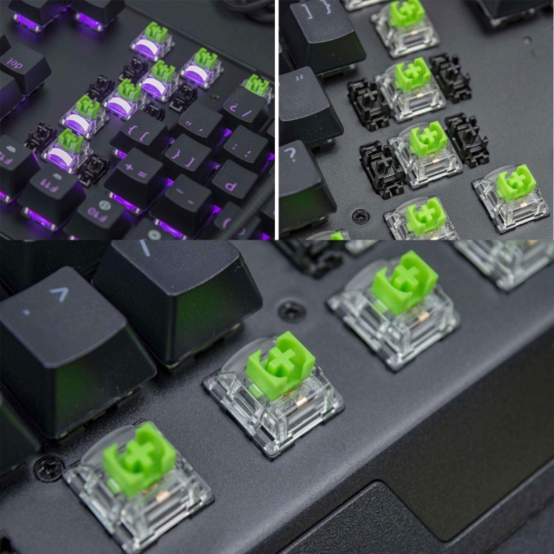 2 шт., 3-контактные зеленые пе – обзор и цена Gaming Keyboard No Rgb